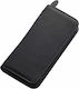 Pilot Pensemble Leather Round Fastened Pen Case For 3 Black Pens Pspc-01-b-e