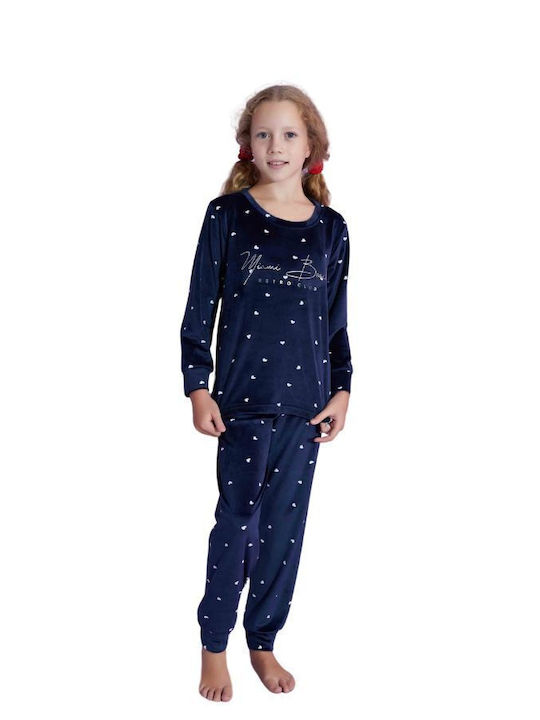 Tarik Pijama pentru copii De iarnă Albastru marin