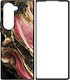 Мраморен черно-розов Samsung Galaxy Z Fold 6