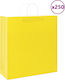 vidaXL Papier Tasche für Geschenke Gelb 45x48x17cm. 250Stück
