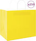 vidaXL Χάρτινη Τσάντα για Δώρο Κίτρινη 32x28x22εκ. 250τμχ