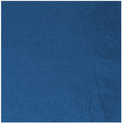 Krinos Luxus Papierservietten 1-lagig 24x24cm 667 Stück Blau