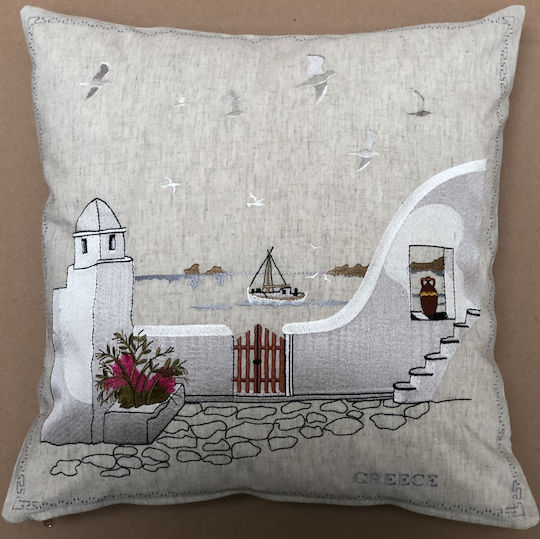 F L Туристически Възглавници В Бял 45x45см