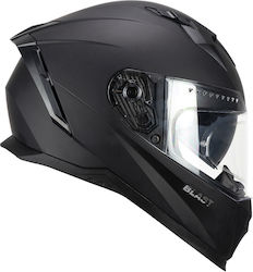CGM Blast Full Face with Sun Visor ECE 22.06 Mono 311A Black Matt