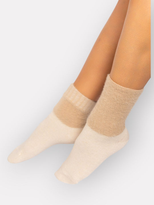 Pro Socks Γυναικείες Κάλτσες Εκρού