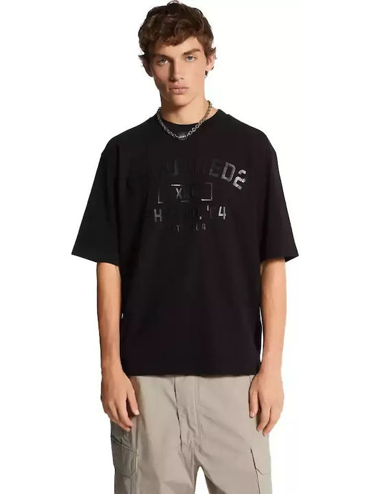 Tシャツ・カットソー DSQUARED2 Men T-shirt Black S74GD1223S23009 900 DSQUARED2 ディースクエアード Tシャツ メンズ ブラック