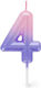 Cake Candle Happy Birthday Candle Pink 4 Legami Cnu0005