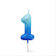 Cake Candle Happy Birthday Candle Blue 1 Legami Cnu0012