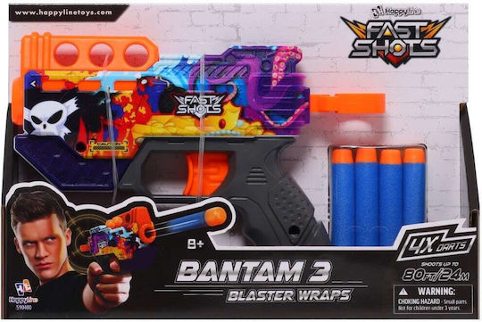 Just Toys Fast Shots Blaster Όπλα με Αφρώδη Βελάκια 24εκ.