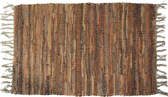 San Lorentzo Rug Outdoor Fireplace Rectangular Leather Brown-Beige