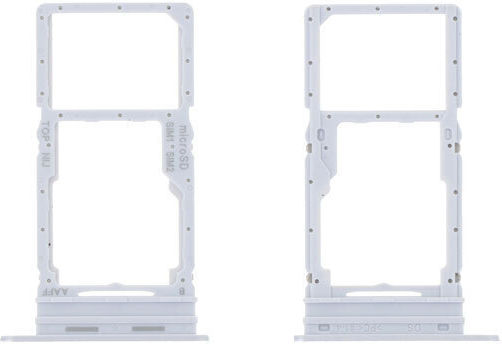Dual-SIM-Kartenfach SD-Kartenfach Dual-SIM-Tray SD-Karte Samsung Galaxy A16 A165 A16 5G A166 Silber