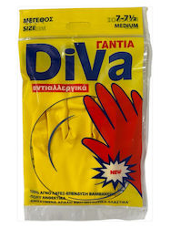 Diva Γάντια Καθαριότητας Latex Mittel 1Stück