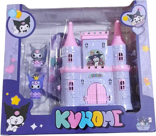Σετ Παιχνίδι Kuromi Κάστρο Φιγούρες A-01 Ροζ