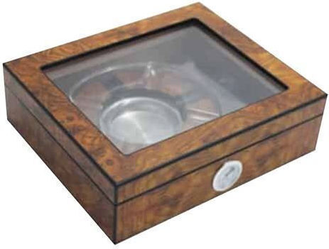 Set Aschenbecher Zigarrenschneider Holz Befeuchter für Zigarren 20