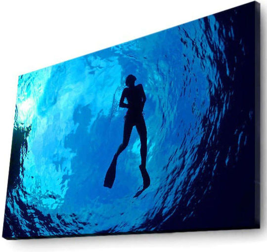 Wallity Πίνακας σε Καμβά με LED Φωτισμό 70x45cm