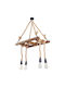 Opviq Erebos Pendant Light for 4 Bulbs E27 60x34x100cm