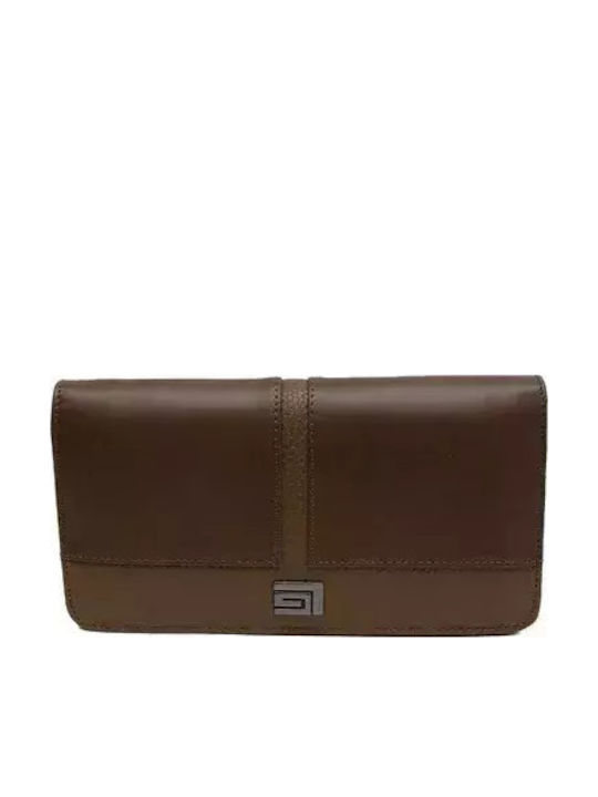Leather Women's Wallet Classic Brown