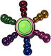 Fidget Spinner 6 Leaves Πολύχρωμο