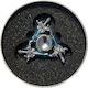 Spinner Fidget Sabii Argintiu Albastru
