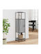 Cabinet Storage Made of Metal & Wood L35.5xW35xH139cm