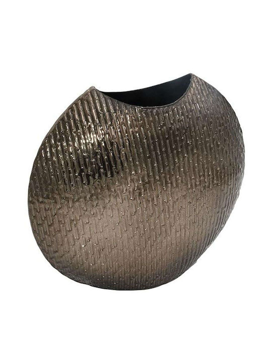 Fylliana Decorative Vase Gray 26x10x30cm