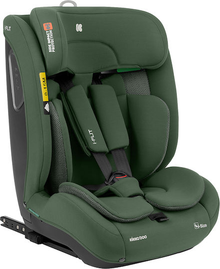 Kikka Boo i-Flit Baby Car Seat i-Size with Isofix Army Green 9-36 kg