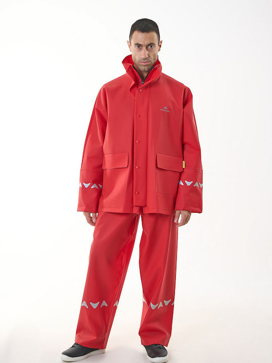 Costum Anorak Impermeabil Reflectorizant Strada...