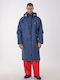 Anorak Wasserdichter Trenchcoat Avenue X-lang Blau
