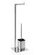 AWD Interior Metallic Toilet Brush Silver