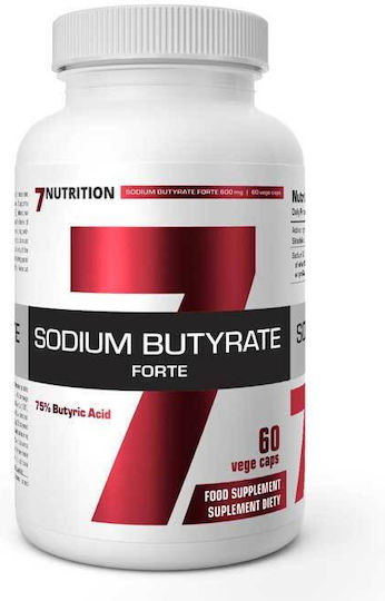 7Nutrition Sodium Butyrate Forte Ειδικό Συμπλήρωμα Διατροφής 60 φυτικές κάψουλες