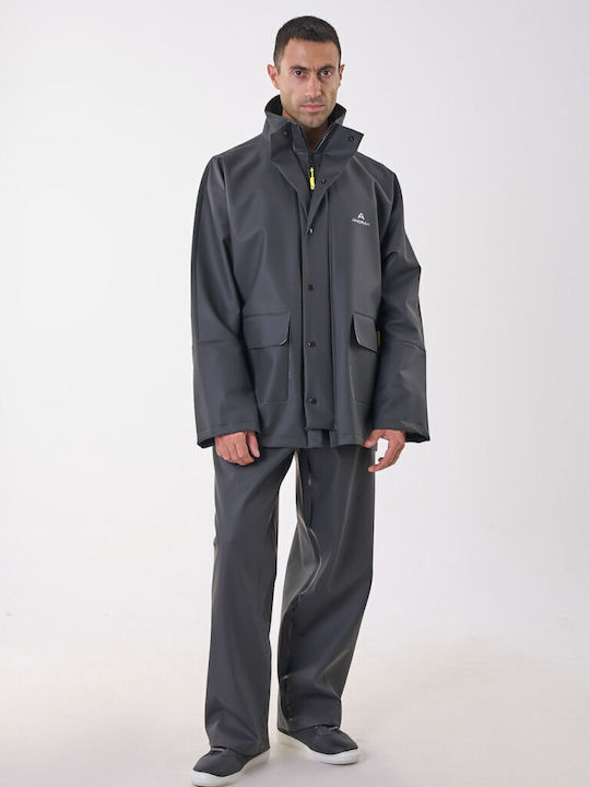 Anorak Waterproof Suit Street Long Black