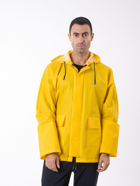 Anorak Waterproof Jacket Strutter Flex Long-yellow
