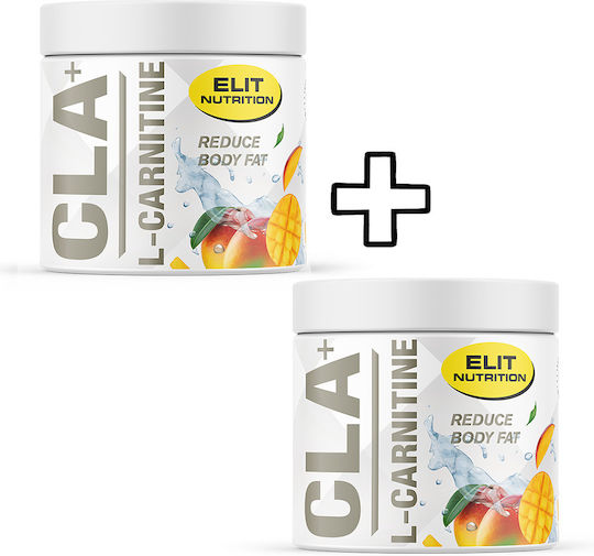Elit Nutrition Cla + L-carnitine Powder 180g Mango & Elit Nutrition Cla + L-carnitine Powder 180g Mango Custom Bundle