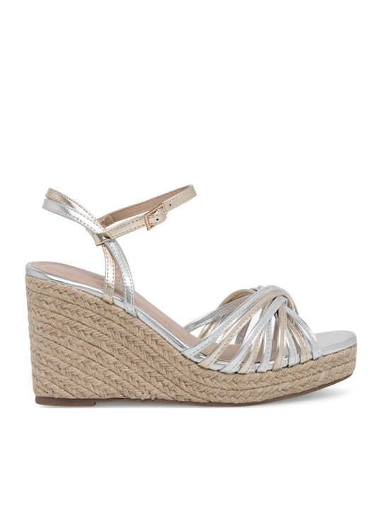 Deezee Women's Platform Shoes Silver WYL2610-01