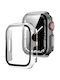 SiiPro Plastikhülle mit Glas in Transparent Farbe für Apple Watch 44mm