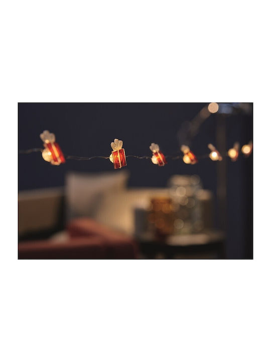 Lights LED 2.3m. White in String 1pcs Gift