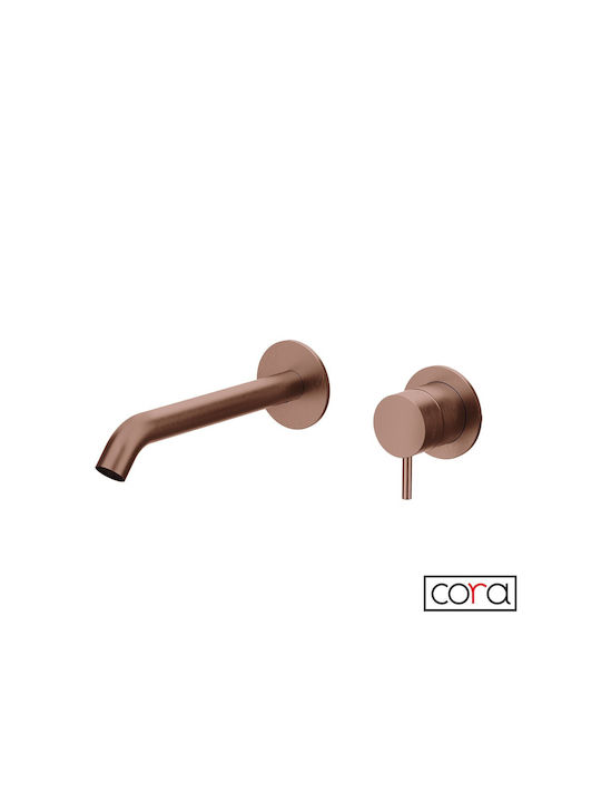 Cora Built-in Faucet Mixer for for Bathroom Sink Gold