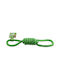 Παιχνίδι Σκύλου Κόμπος Rope Toy 2 Handles Πράσινο 37cm