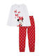 Disney Kids Pyjamas Cotton Red