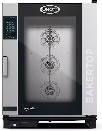 Electric Combi Oven 10 Trays Unox Bakertop Mind.maps Countertop Plus Xebc-10eu-eplm