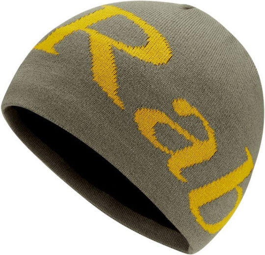Beanie Unisex Fleece Σκούφος Πλεκτός σε Χακί χρώμα