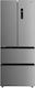 Kumtel Side-by-Side Refrigerator 391lt Total NoFrost H178xW70.3xD68.6cm Inox HMD-402IN