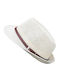 Men's Hat Fedora White