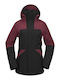 Volcom Shelter 3d Stretch H0452513-BUR Γυναικείο Μπουφάν για Σκι & Snowboard Μπορντό