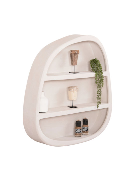 Bookcase Santorini Off-white 95x18x100cm