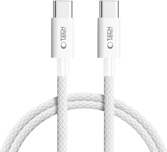 Tech-Protect Ultraboost USB 2.0 Cable USB-C male - USB-C 60W PD Γκρι 1m