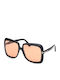 Tom Ford Lorelai Women's Sunglasses with Black Tartaruga Horn-Rimmed Frame and Orange Gradient Lenses FT1156 01E