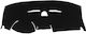 Opel Corsa D 2006-2014 Small Screen Dashboard Cover Black