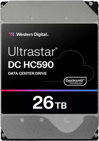 Western Digital Ultrastar DC HC690 26TB HDD Hard Drive 3.5" SAS 2.0 7200rpm with 512MB Cache for NAS / Server / Recorder 0F59375
