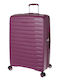 Verage Large Travel Suitcase Hard Bordeaux with 4 Wheels Height 75cm